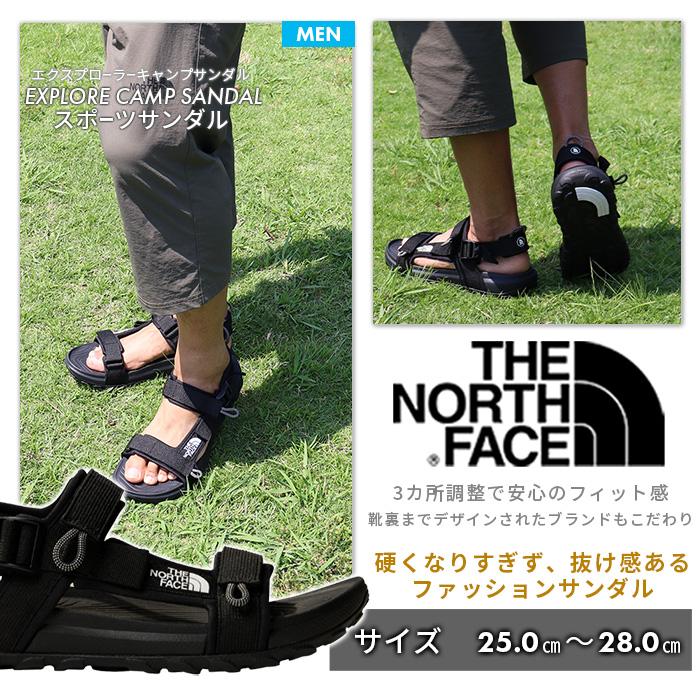 THE NORTH FACE XTRAFOAM ブラックサンダル ストラップ THE NORTH FACE ノースフェイス スポーツサンダル メンズ