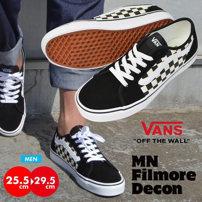 バンズ フィルモア デコン スニーカー メンズ Usa企画 Vans ヴァンズ スケートシューズ 靴 スケートボード ストリート スケボ スケート チェッカーボード Vans Mn Filmore De S Style 通販 Yahoo ショッピング
