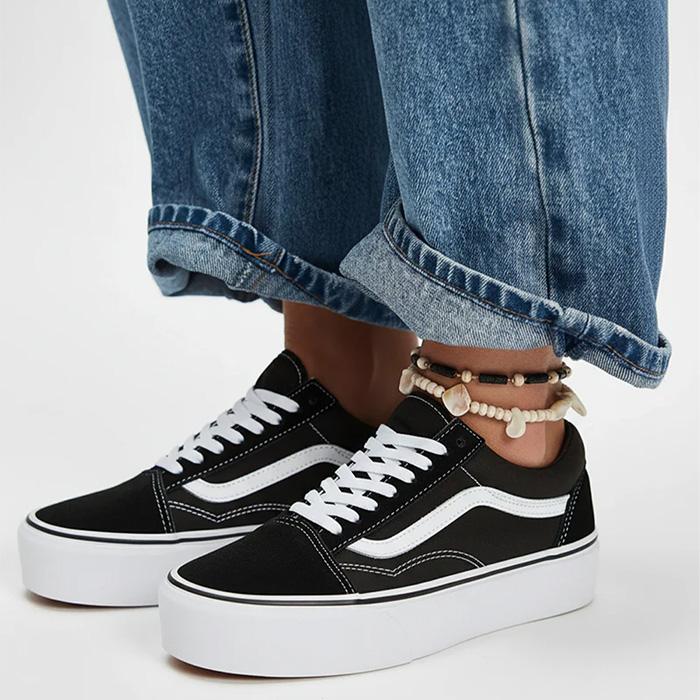 レディーススニーカー VANS 23cm バンズ オールドスクール 厚底 レディース スニーカー