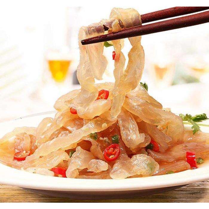 くらげの皮　大連産　Ａ級　8ｍｍカット　200ｇ/ｐ |  | 04