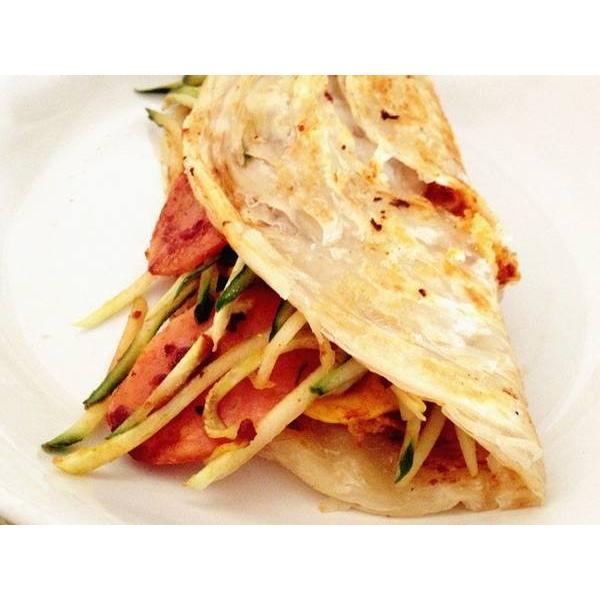 台湾産　手抓餅 　ネギパンケーキ　5枚/袋 |  | 05