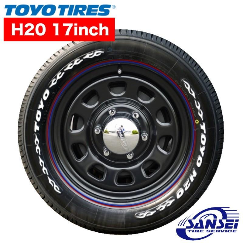 驚きの安さ 215/60R17 2本 トーヨーH20 ホワイトレター ハイエース