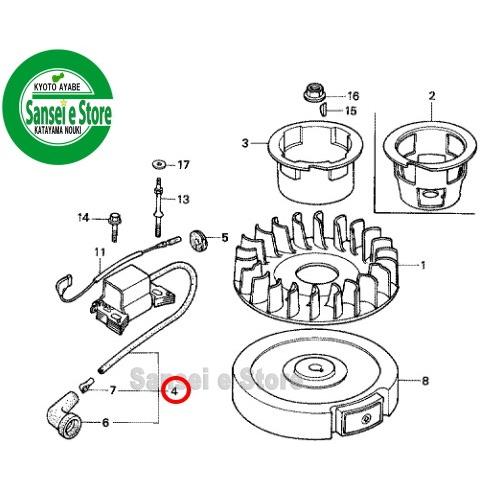ホンダ 純正 部品 イグニッションコイル こまめf210等用 フレーム号機をご確認下さい Zg0 W01 サンセイイーストア 通販 Yahoo ショッピング