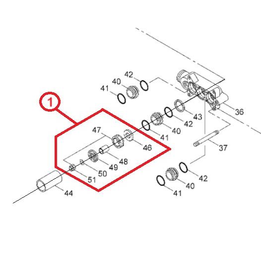 丸山製作所 純正部品 動力噴霧器の部品 ポンプピストン Aブロック 1組