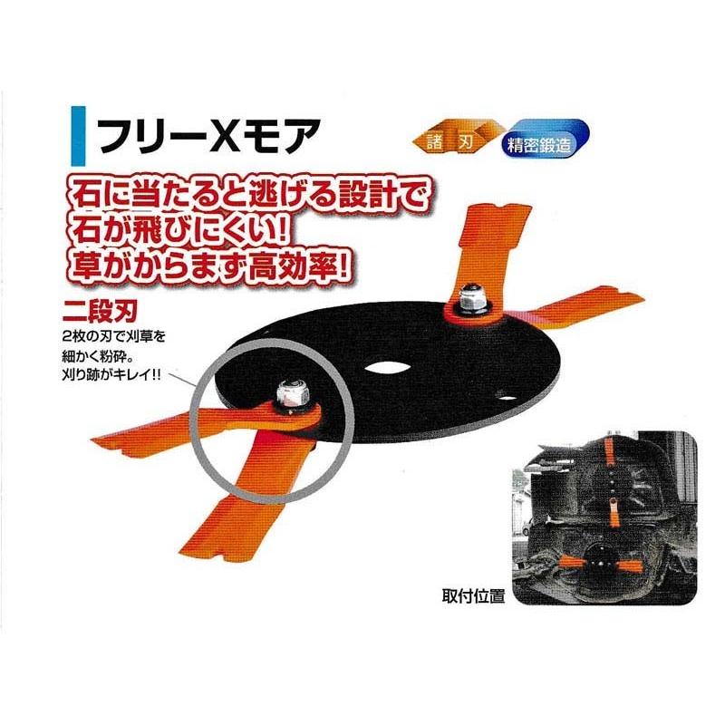 ウイングモア 専用 刈り刃 フリーXモア350 1台分のセット※販売終了
