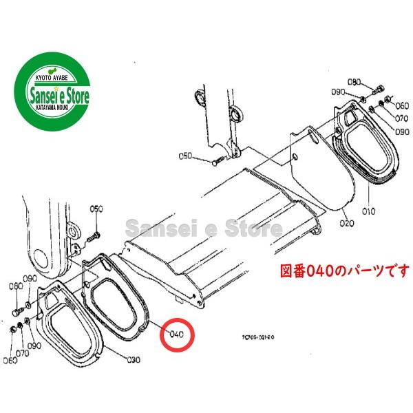 ロータリー　部品　トラクター ヤンマートラクターパーツ ロータリーのベアリングケースセット［RSZ