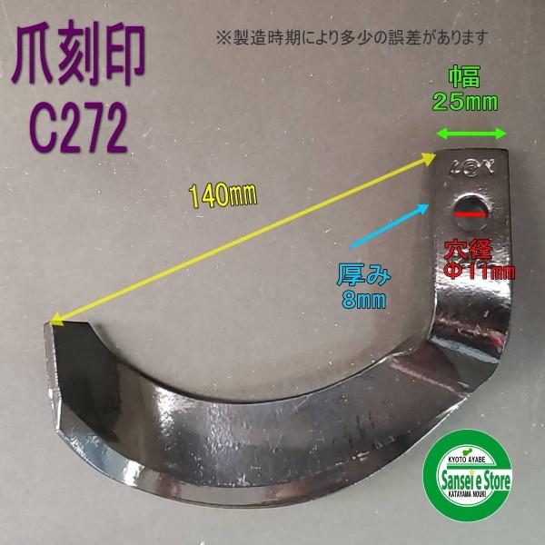 16本組 日本ブレード製 イセキ 耕うん機 Vカットロータリー用 耕うん爪セット N3-135｜sanseicom｜04