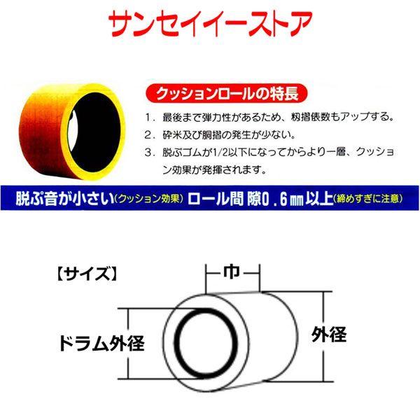 新興　籾摺クッションロール　イセキ　統合大60