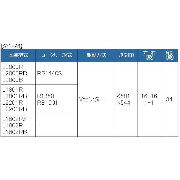 Kubota（クボタ） 34本組 東亜重工製 トラクタ Vセンター 耕うん爪