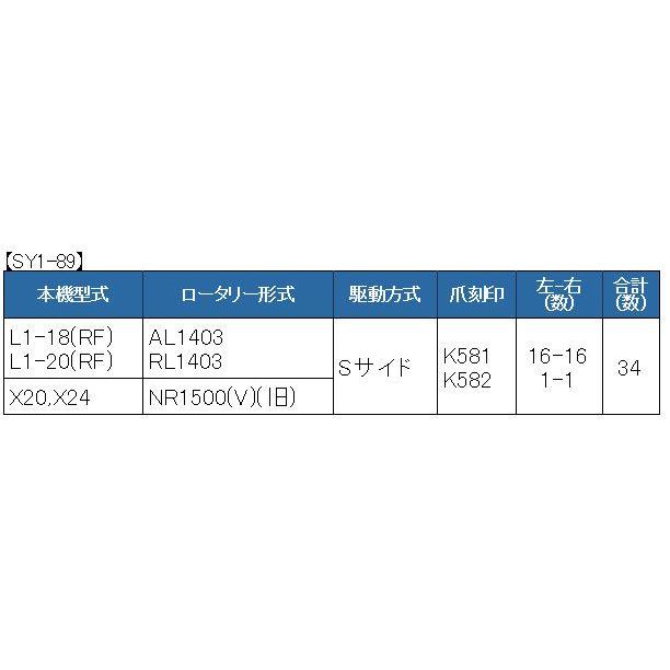 Kubota（クボタ） 34本組 東亜重工製 トラクター用 耕うん爪セット 1