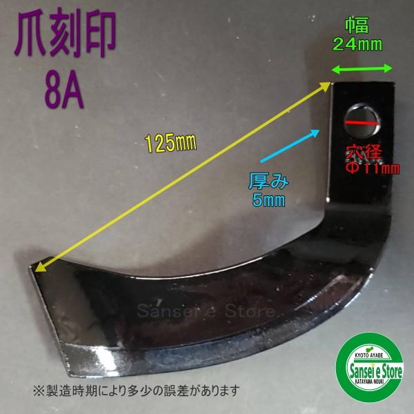 管理機爪セット　12本組 12本組 東亜重工製 クボタ 管理機 土上げ用 スプーン爪 セット