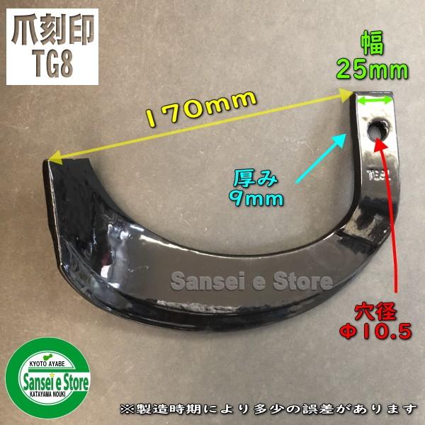 28本組 東亜重工製 ヤンマー トラクター用 耕うん爪セット 2-100-01｜sanseicom｜04