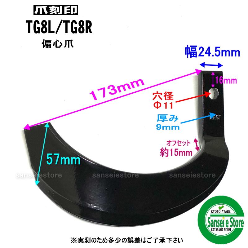 20本組 東亜重工製 シバウラ トラクター用 耕うん爪セット 5-01