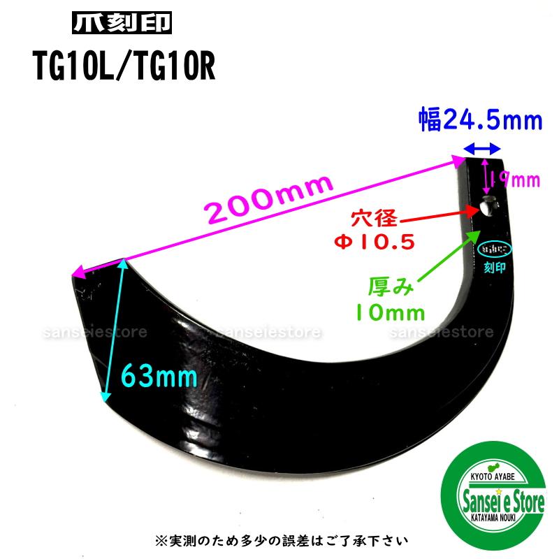 36本組 東亜重工製 シバウラ トラクター用 耕うん爪セット 5-11