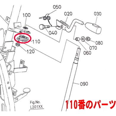 クボタトラクター部品 シャトルレバー軸受 ベアリング ミニフランジ