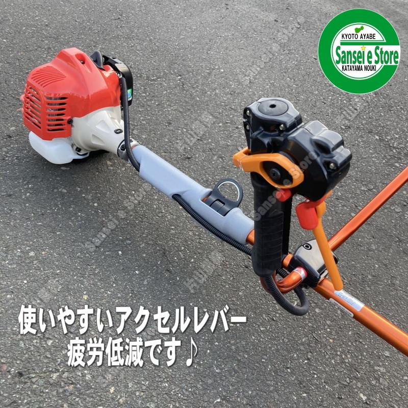 軽くて使いやすい　カーツ　2サイクルエンジン刈払機　ダブルハンドル仕様　１台　UP222W