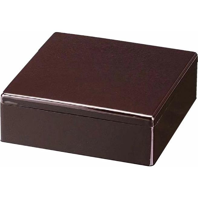 10セット 重箱 一段 6.5寸彩重1段 （外寸19.6cm角 高さ6.5cm）新溜