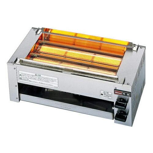 【値下げ】都市ガス用 Rinnai 焼き台 RGK-62D 調理器具 下火 新品・送料無料・代引不可】リンナイ ガス赤外線グリラー 下火式