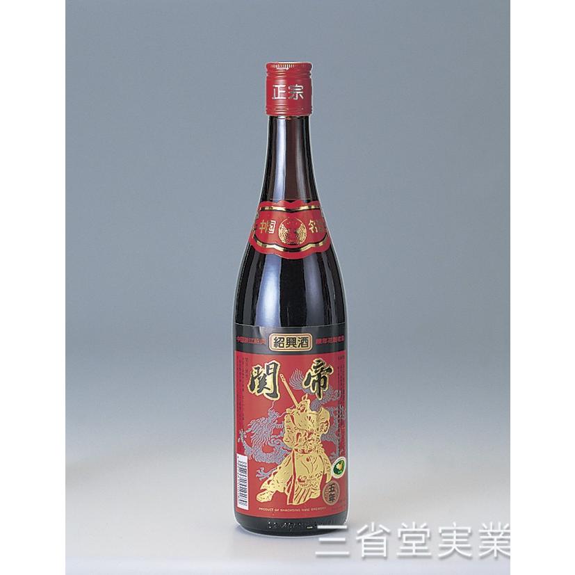 関帝陳年5年花彫酒 赤下げ札 17度 600ml×12本 SK0180 1335-2110