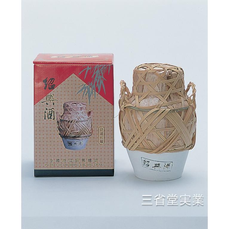特選竹編紹興酒 壺 17度 1L×6本 SK0228 1027-0021