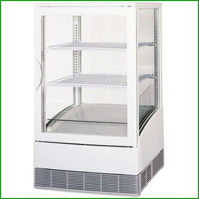 Panasonic 冷蔵ショーケース SMR-C65F 4面ガラス 65L 100V 小型 店舗用