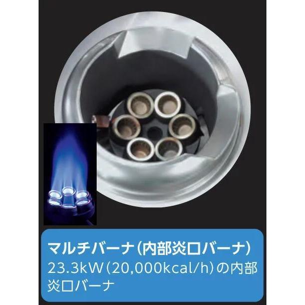 受注生産品】タニコー 内部炎口バーナ式中華レンジ 2口レンジ：イタメ 