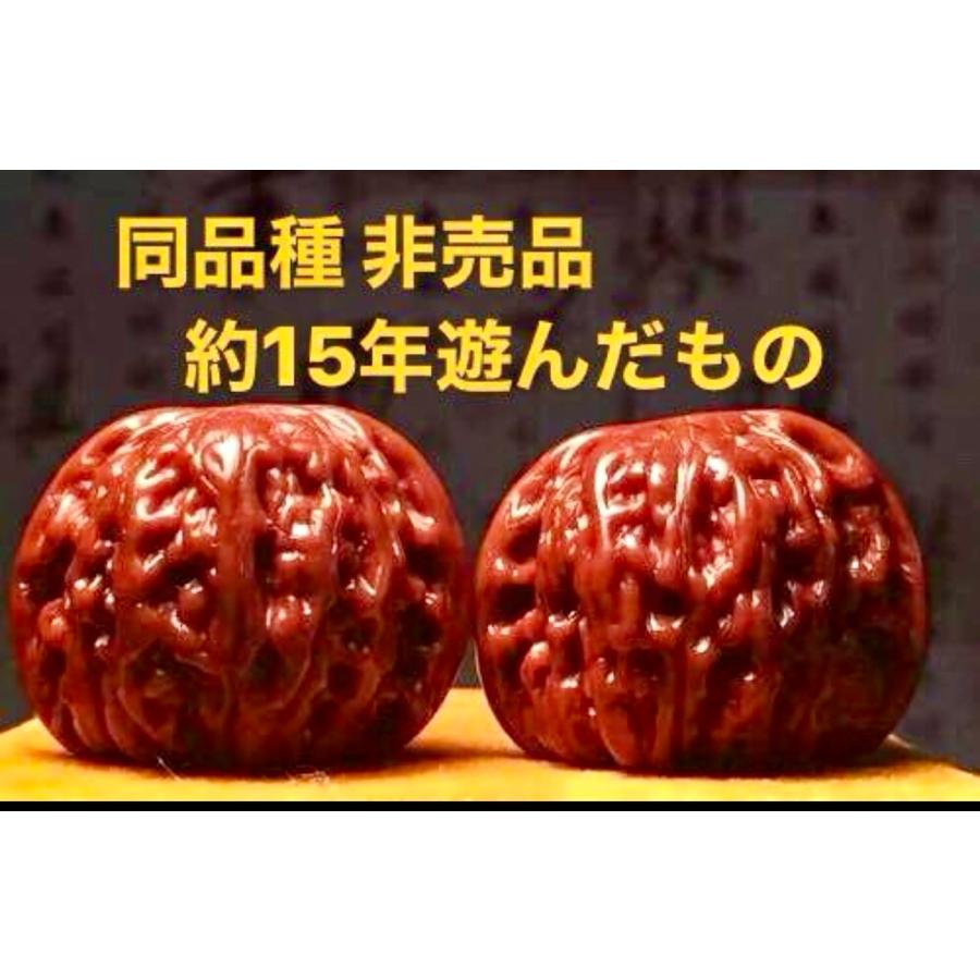 AS0066 文玩屋 遊び胡桃 当店厳選 丸めぷっくり形揃い逸品 「磨盤