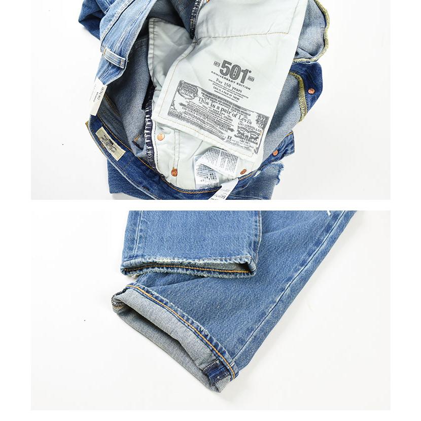 【美品】リーバイス 501 150周年記念モデル 00501-3375 Levi's（リーバイス） 501 150周年モデル ダメージ加工 ボタンフライ