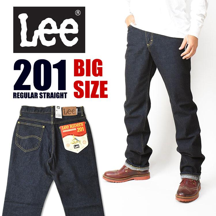 Lee リー 201 Lee Riders ワンウォッシュ AMERICAN STANDARD  大きめサイズ キングサイズ 送料無料 日本製 02010-100｜sanshin