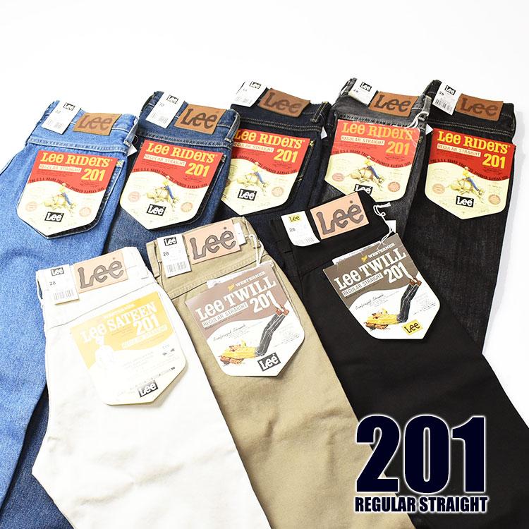 Lee リー 201 レギュラーストレート ユーズドブルー RIDERS