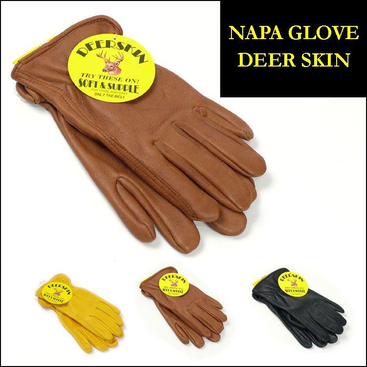 NAPA GROVE DEAR SKIN LEATHER GLOVE新品未使用品 NAPA GLOVE ナパグローブ レザー手袋 DEERSKIN LEATHER ディアスキン