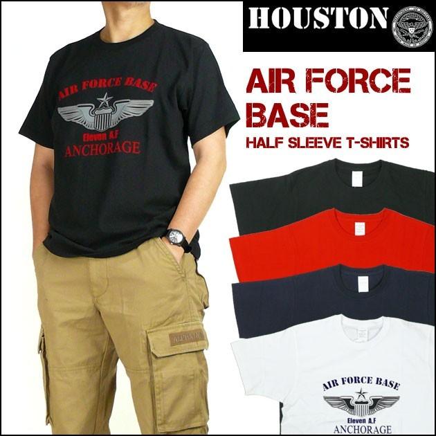 セール！ HOUSTON ヒューストン 半袖Tシャツ AIR FORCE BASE 21166 mth-ts｜sanshin