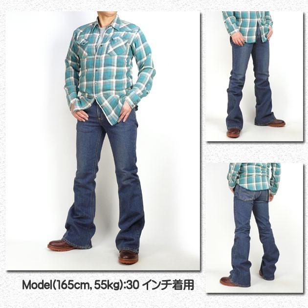 Lee リー 202 BELL BOTTOMS ベルボトム ユーズドブルー Lee RIDERS 