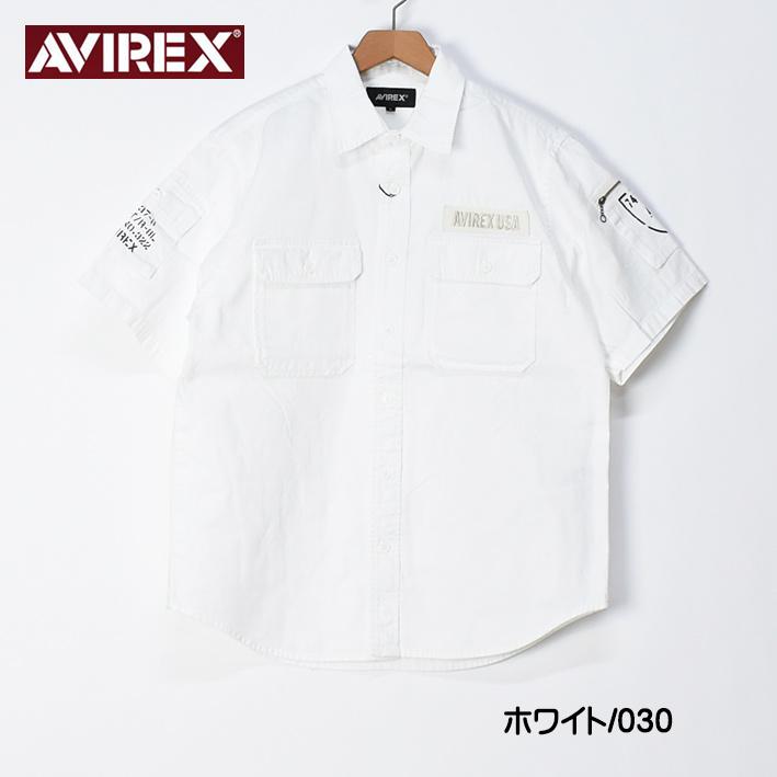 AVIREX アビレックス ファティーグ シャツ FATIGUE SHIRTS ミリタリーシャツ 半袖シャツ メンズ 7833923001｜sanshin｜11