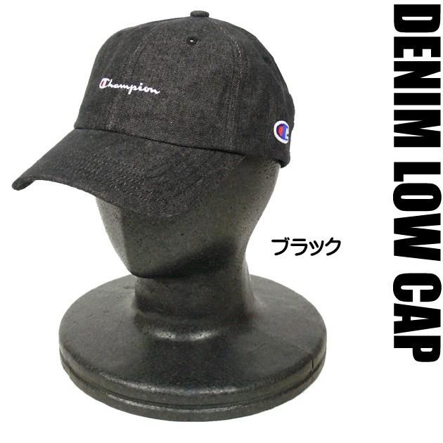 Champion チャンピオン ミニ刺繍 デニム ローキャップ ベース Champion チャンピオン ミニ刺繍 デニム ローキャップ ベース