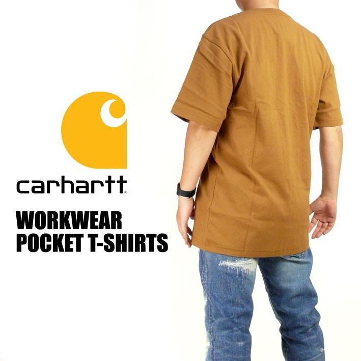 CARHARTT カーハート ポケットTシャツ メンズ K87 WORKWEAR POCKET T 無地 半袖Tシャツ USAモデル｜sanshin｜25