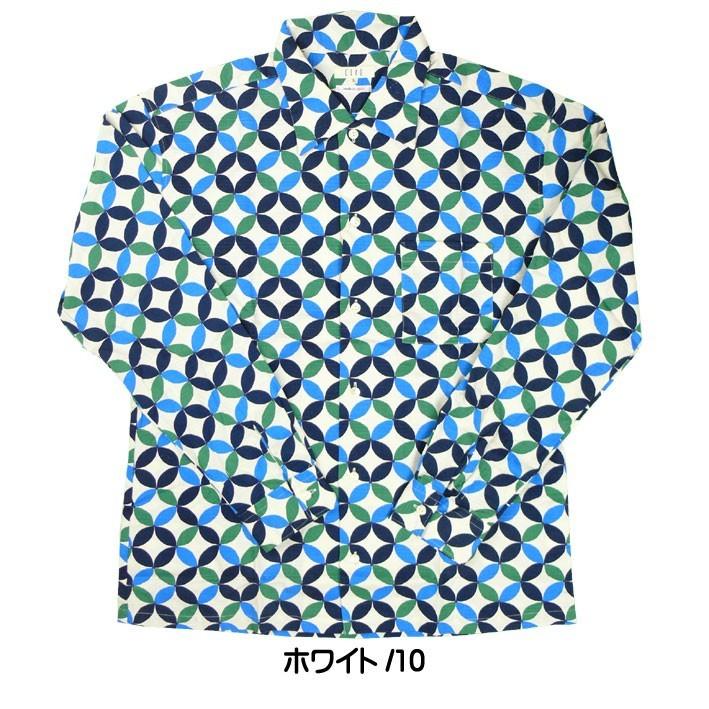 CIAO ciao チャオ 七宝 オープンカラーシャツ 長袖シャツ メンズ CIAO ciao チャオ 七宝 オープンカラーシャツ 長袖シャツ メンズ