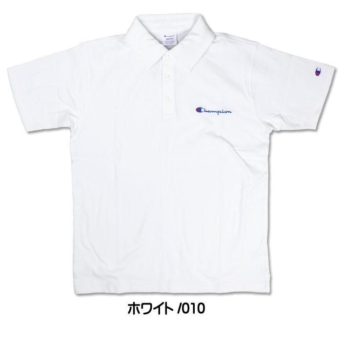 Champion チャンピオン メンズ ポロシャツ ロゴ刺繍 半袖ポロシャツ