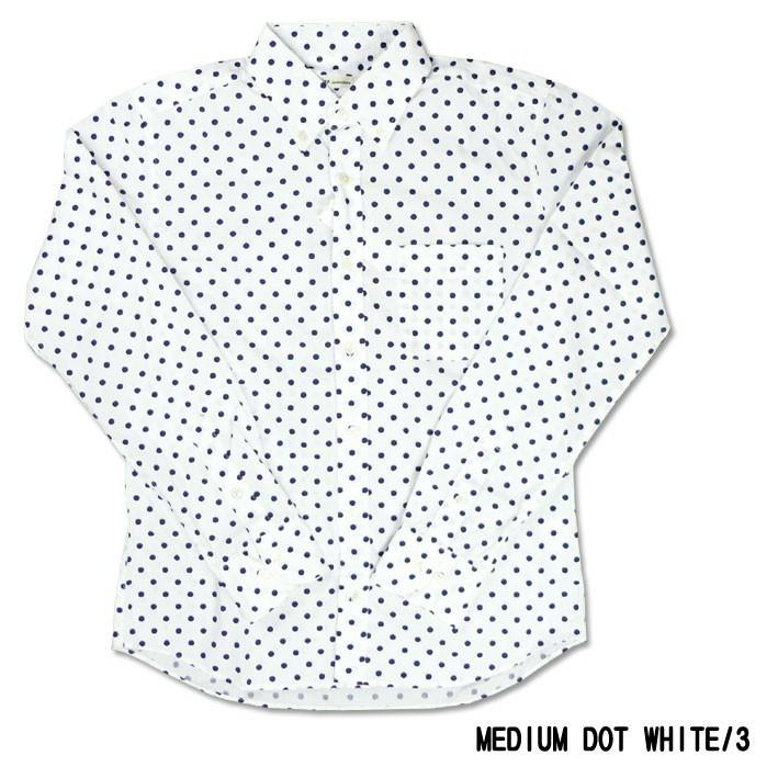 CIAO（チャオ） ブロードクロス ドット ボタンダウンシャツ メンズ