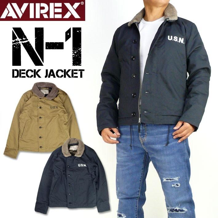 AVIREX アビレックス N-1 デッキジャケット N-1 DECK JACKET PLANE メンズ ミリタリージャケット 6182174｜sanshin