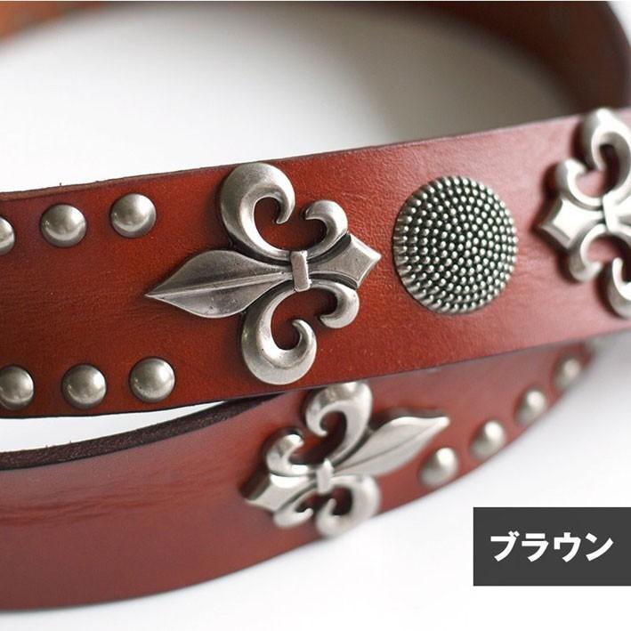KC,s DEEP ZONE ディープ ゾーン レザー スタッズベルト オイル KC,s DEEP ZONE ディープ ゾーン レザー スタッズベルト オイル