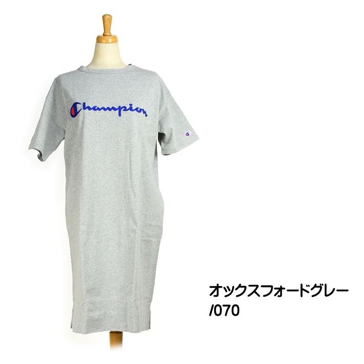 セール品 セール Champion チャンピオン レディース ロゴ刺繍 ワンピース 半袖 ロングtシャツ Cw P308 珍しい Conetica Com Mx