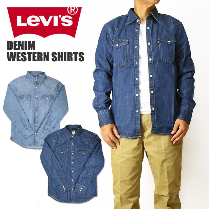 Levi's LEVI'S リーバイス デニムウエスタンシャツ メンズ 長袖 Levi's LEVI'S リーバイス デニムウエスタンシャツ メンズ 長袖