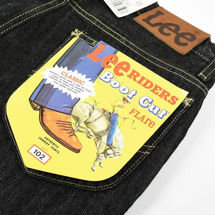 Lee リー 102 BOOTCUT ブーツカット ブラックデニム RIDERS Lee リー 102 BOOTCUT ブーツカット ブラックデニム RIDERS