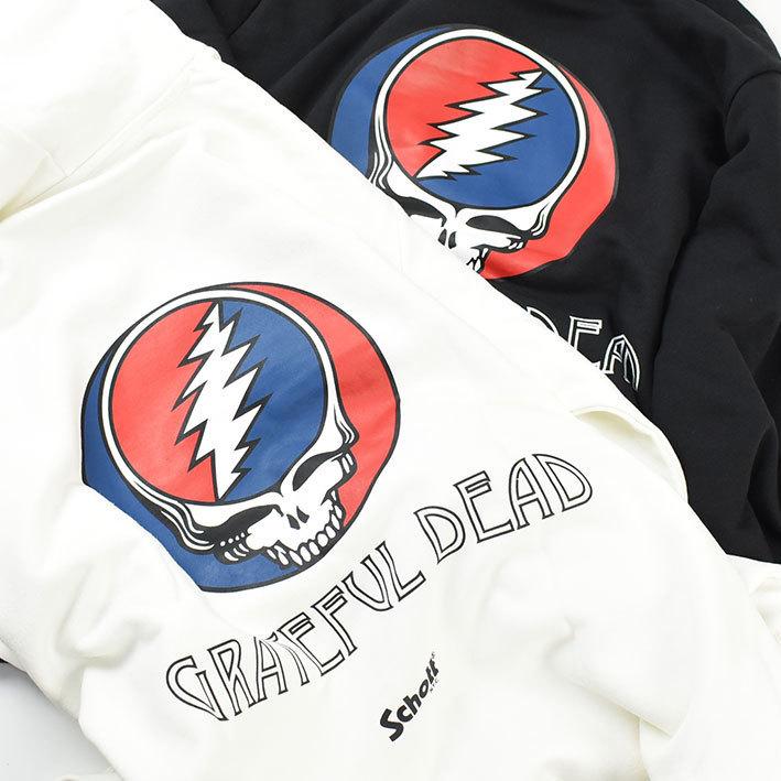 Schott x GRATEFUL DEAD ショット グレイトフルデッド プルオーバー パーカー メンズ コラボ 3113150｜sanshin｜04