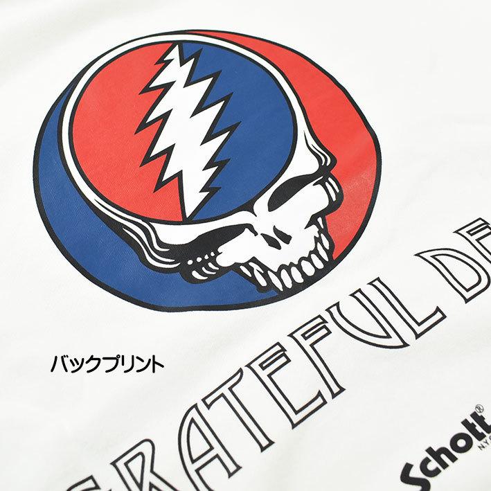 Schott x GRATEFUL DEAD ショット グレイトフルデッド プルオーバー パーカー メンズ コラボ 3113150｜sanshin｜11