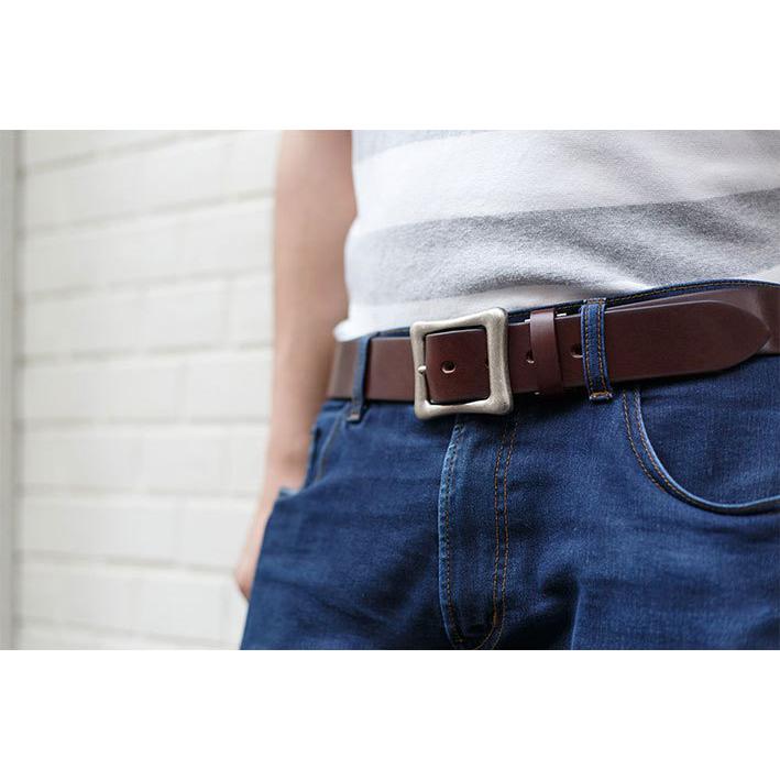 KC,s DEEP ZONE ディープ ゾーン 栃木レザーベルト 日本製 メンズ