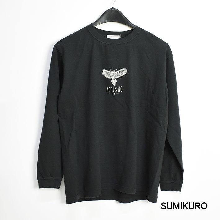 Acoustic ACOUSTIC アコースティック 長袖Tシャツ LIVING FOR