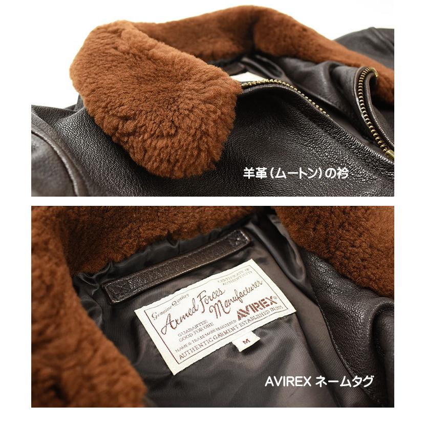 AVIREX アビレックス GOAT G-1 JACKET ゴートスキンレザー G1 AVIREX アビレックス GOAT G-1 JACKET ゴートスキンレザー G1