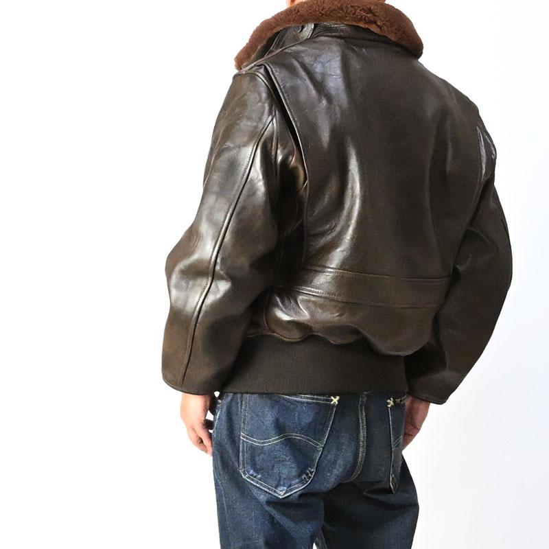 AVIREX フライトジャケット TYPE G-1 レザー ヴィンテージ S 80〜90年代 AVIREX アヴィレックス G-1 フライトジャケット